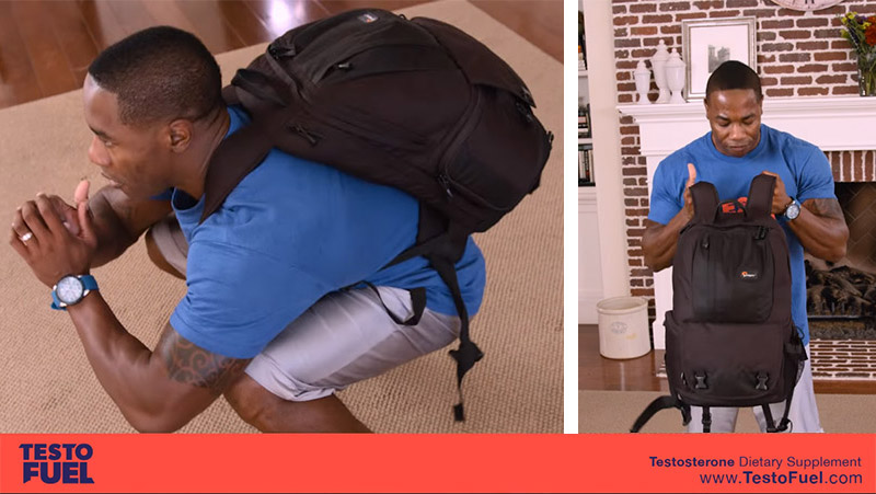 Weighted Backpack Training: Home Workout