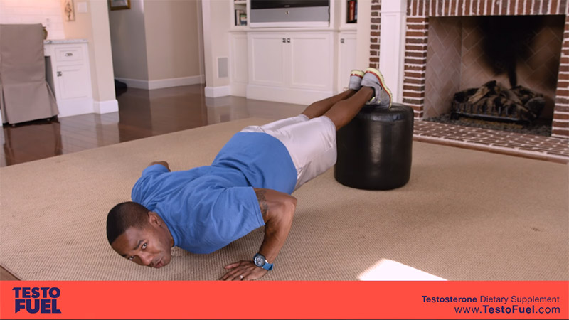 chair workouts at home decline push up