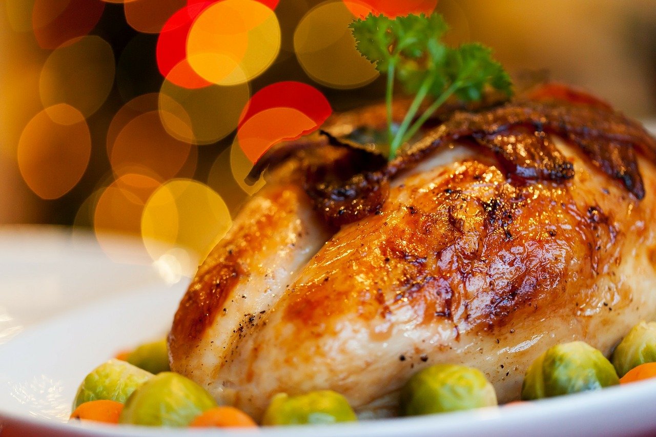 healthy Christmas foods roast turkey
